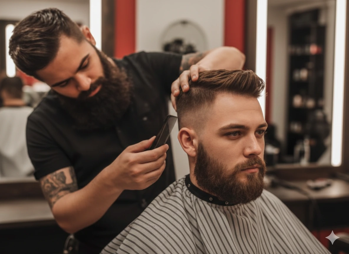 Herrenschnitt & Bartpflege bei Friseur New Look